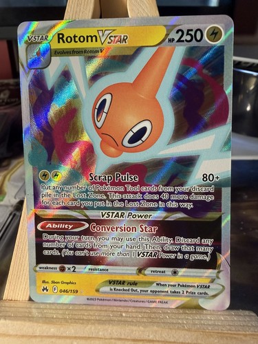 Rotom vstar 046 159 - rotom, crown