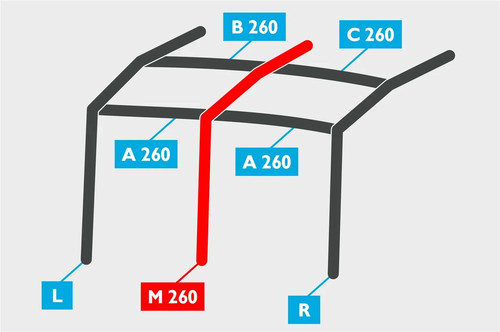 Kampa rally air 260 pro - air, dual