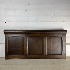 Small Section of Antique Oak Wall Panelling with Moulded Top Rail