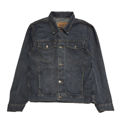 Trader faded blue button - trader,