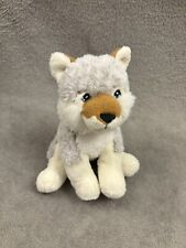 Keel Toys Keeleco Wolf Cub Plush Toy 100% Recycled Eco Soft Teddy Grey  
