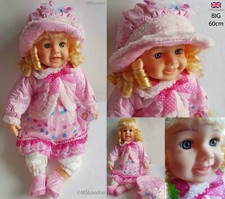 Big Sweet Doll 60cm Reborn Baby Dolls soft body with Hair Toddler Girl Gifts Toy