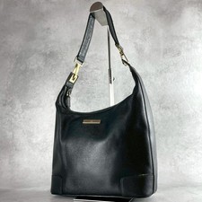 Excellent Condition Gucci Hobo Bag Black Leather One Shoulder Gold Hardware