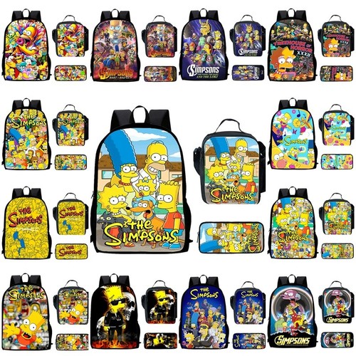 The simpsons school backpack - simpsons,