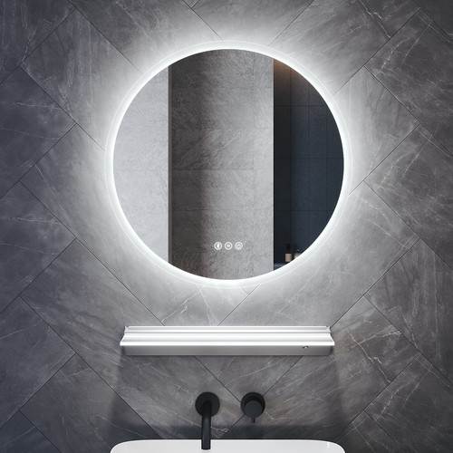 Round led bathroom mirror - mirror, set