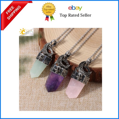 Skull pendant natural stone - -,