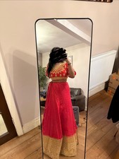 Lehenga Choli Red and Pink