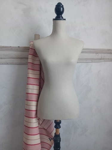 Ian mankin red striped ticking - mankin,