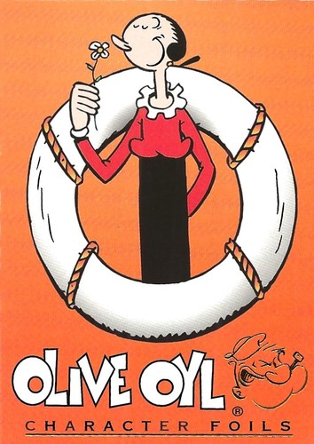 Popeye character foil - foil, cards