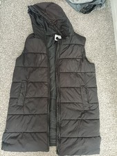 ** BLACK LONG LENGTH PADDED
