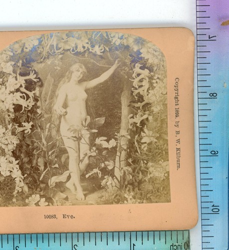 Eve staged nude scene - nude, b.w