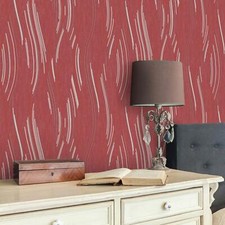 LOVE YOUR WALLS SHIMMER WALLPAPER MATTE METALLIC GLITTER - PLAIN & STRIPE