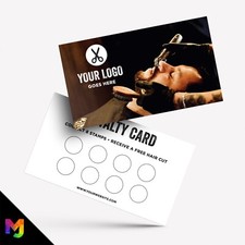 Custom Loyalty Card Printing | Barber / Salon / Hairdresser Business 08