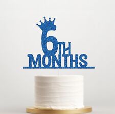 6 Months Birthday Cake