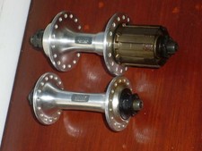 Shimano front rear pair hubs NOS 32h 7 speed freehub exage road MTB