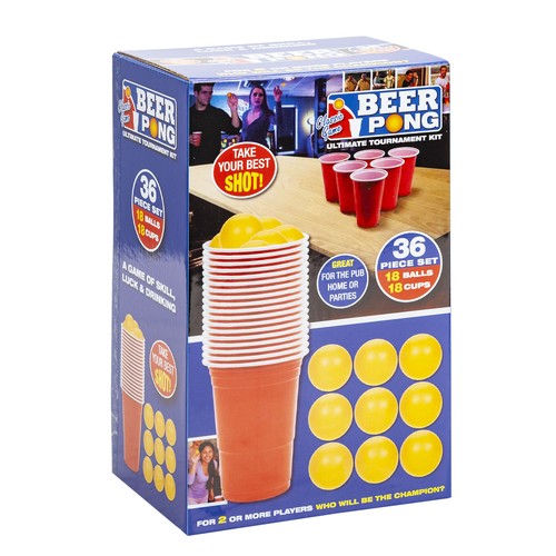 Beer pong game - beer,