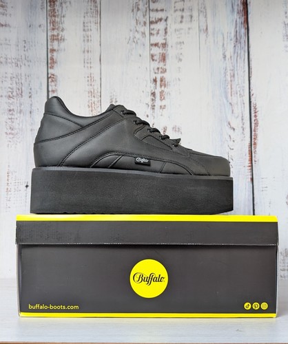 Buffalo black platform - black,