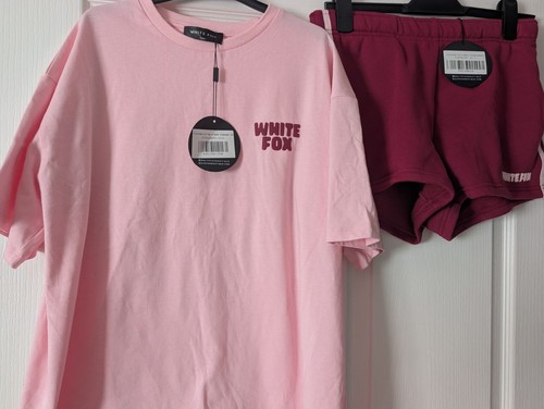 White fox genuine pink - white,