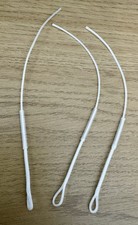 3 CLEAR BRAIDED LEADER LOOPS