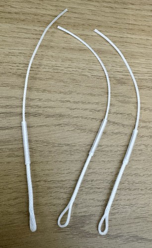 Clear braided leader - clear,