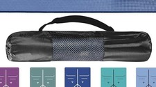 Black Yoga mat bag with adjustable strap