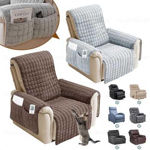 Plush non slip recliner - plush,
