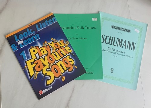 Oboe sheet music - ~, book