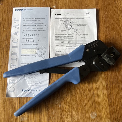 Tyco 354940 hand crimp tool - tyco,