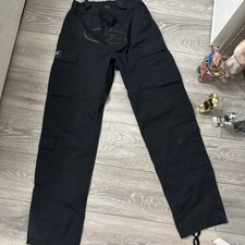 Corteiz Black Cargos (S) 