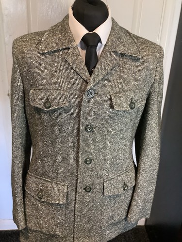 Men vintage 1970s grey - vintage,