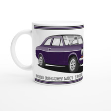 Ford Escort Mk1 1300E Art Mug