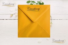 6x6 Inch Square Coloured Envelopes - 155x155mm - Gummed  - Multiple Colours