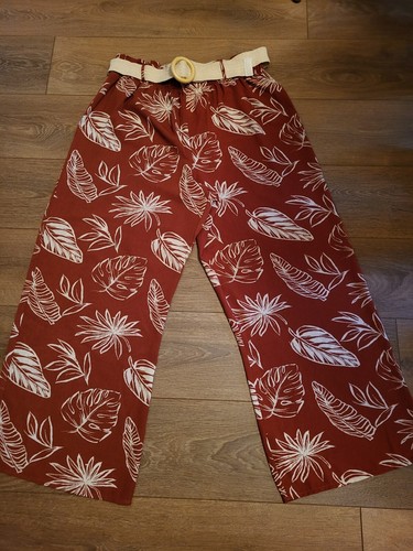Ladies terrecotta crinkle - terrecotta,