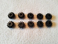 10 x NEW LEGO TECHNIC GEAR 12 TOOTH DOUBLE BEVEL No : 4177431 BLACK 