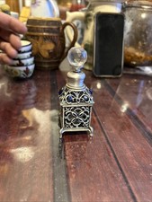 Crystal glass perfume bottle