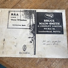 BSA Three Wheeler Car Owners