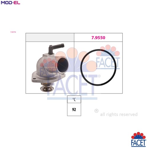 Thermostat coolant 8174 for - coolant, 7.8174