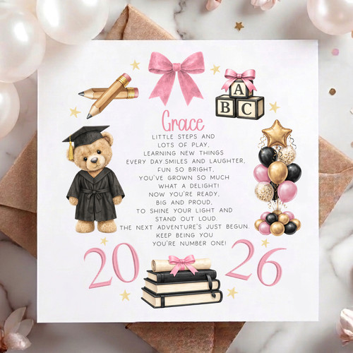 Personalised nursery leaver - personalised,