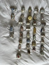 Del Prado Porcelain Trinket Boxes The Entire Classic Boxes Collection 35 Boxes