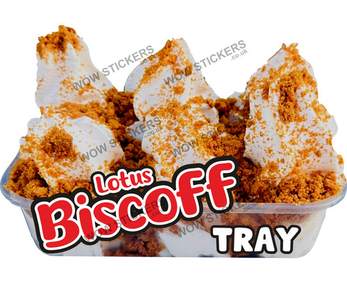 Ice cream van - sticker, biscoff