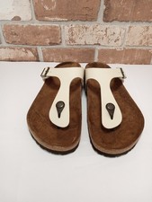 Birkenstock Cream Leather Toe