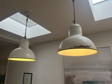 Cream Metal Ceiling Lantern