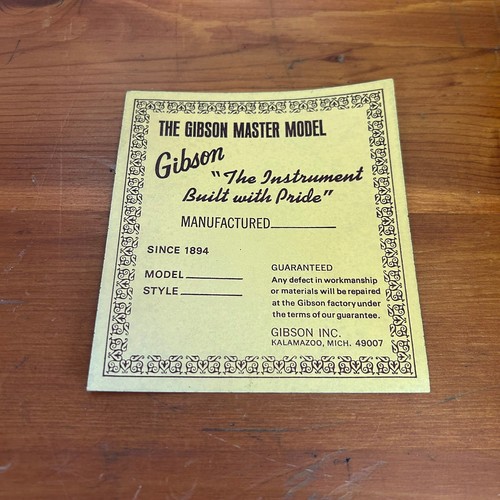 Vintage gibson the - vintage,