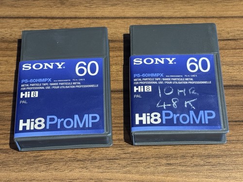 Sony 60hmpx minute hi8 - sony, p5-60hmpx