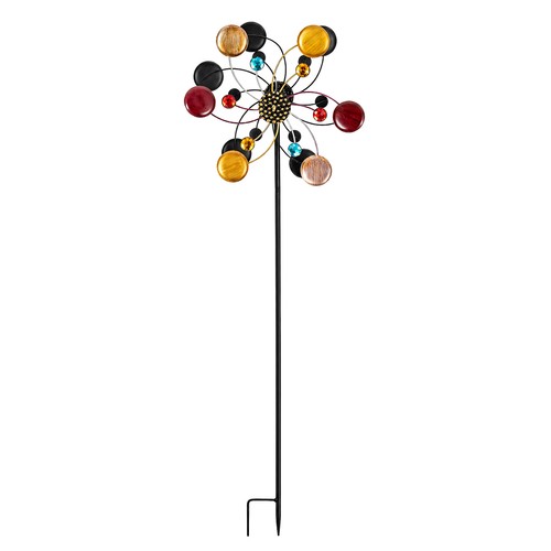 Vintage metal windmill - vintage,