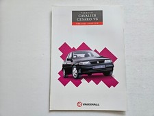 VAUXHALL CAVALIER CESARO V6 SALES BROCHURE 1993