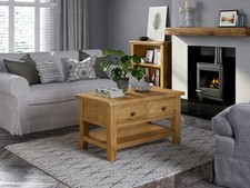 Oak Small Coffee Table –