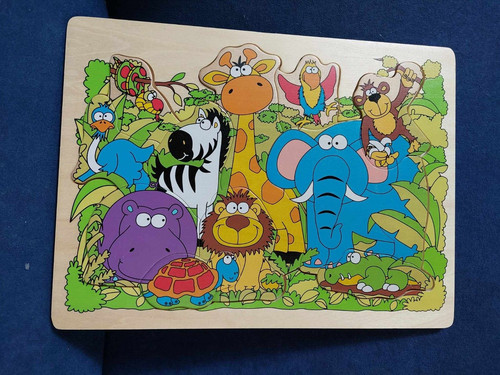 Wooden piece animal play - piece,