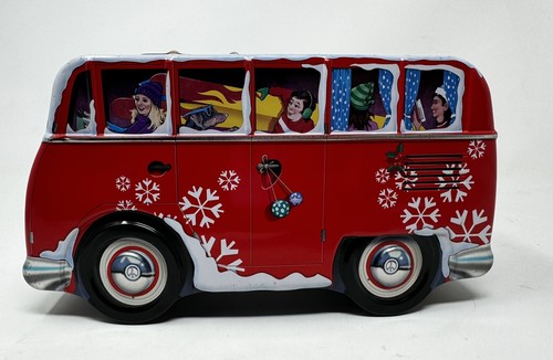 Metal biscuits tin camper - biscuits,