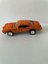 JOHNNY LIGHTNING - LOOSE 1969 PONTIAC GTO - ORANGE WITH BLACK STRIPES 1/64 DIEC